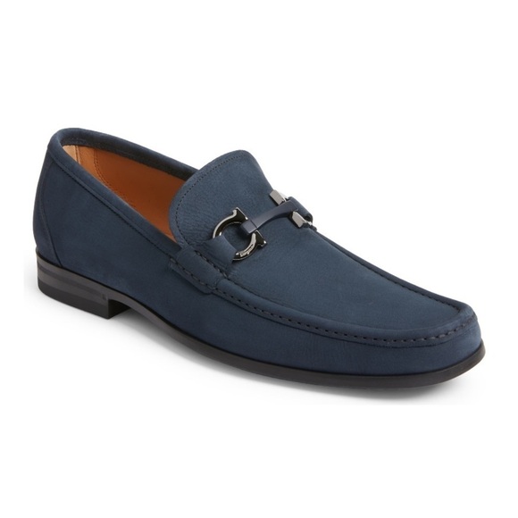 Ferragamo grandioso 2 nubuck loafer size: 8E
